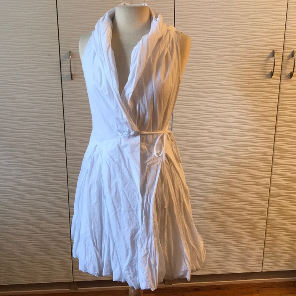 Ruffled Wrap Dress